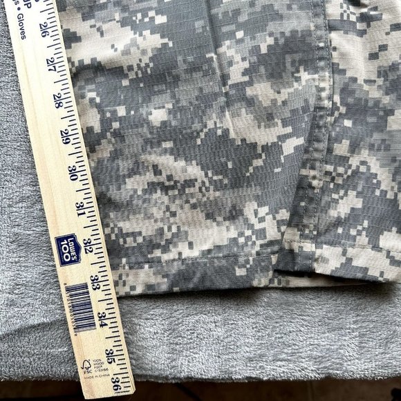 US Army Combat Uniform Pants Mens Medium Long Digital Camouflage Cargo Ripstop - Picture 5 of 9